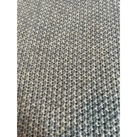 Nine West Womens Knitted Sweater Pullover Gray Size L Long Sleeve Turtleneck - Picture 3 of 7